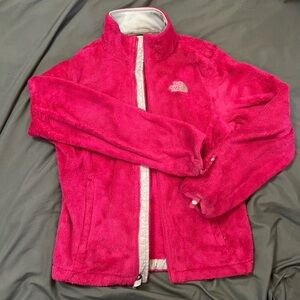 The North Face Fleece Jacket in Bright Pink